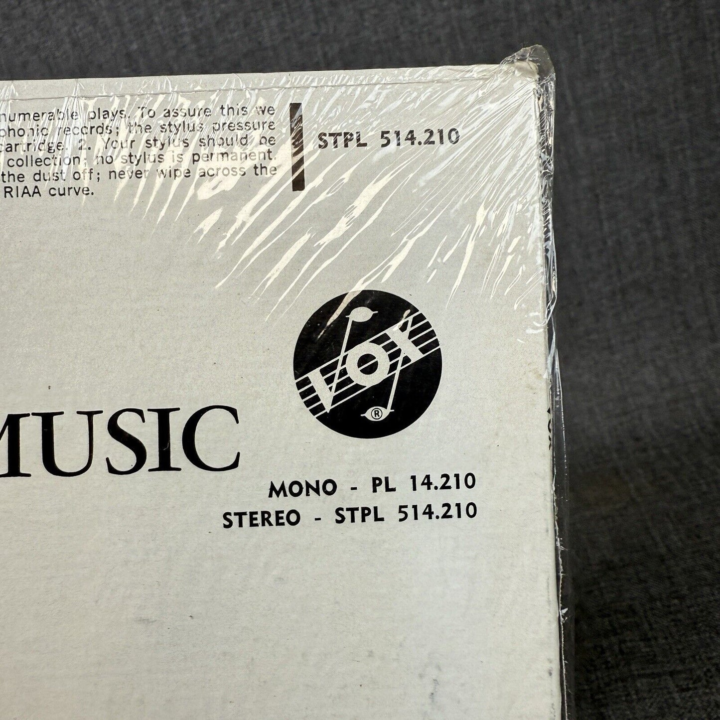 Wagner: Piano Music Martin Galling Piano Vinyl Record LP