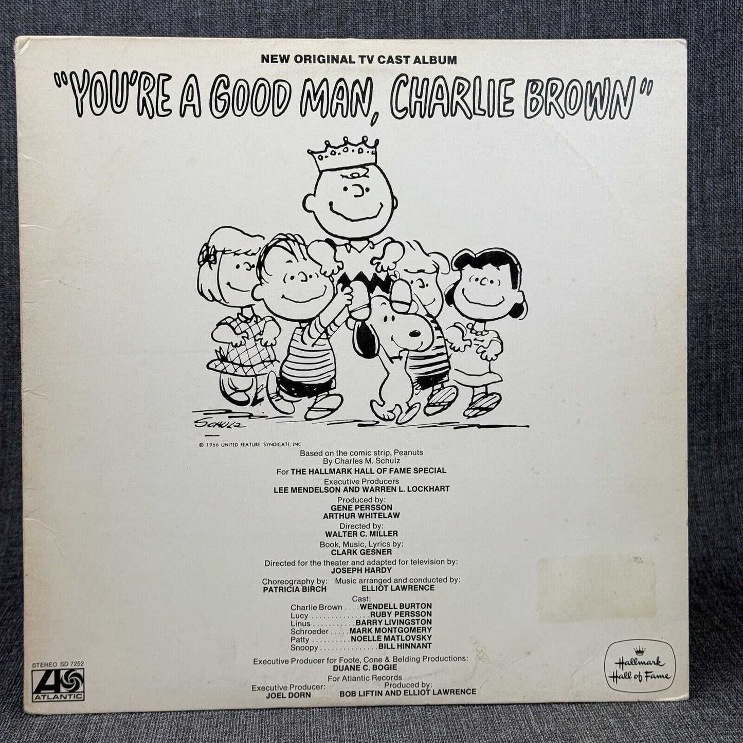 You're a Good Man , Charlie Brown Vinyl Record 1972 Atlantic Recording Corp.