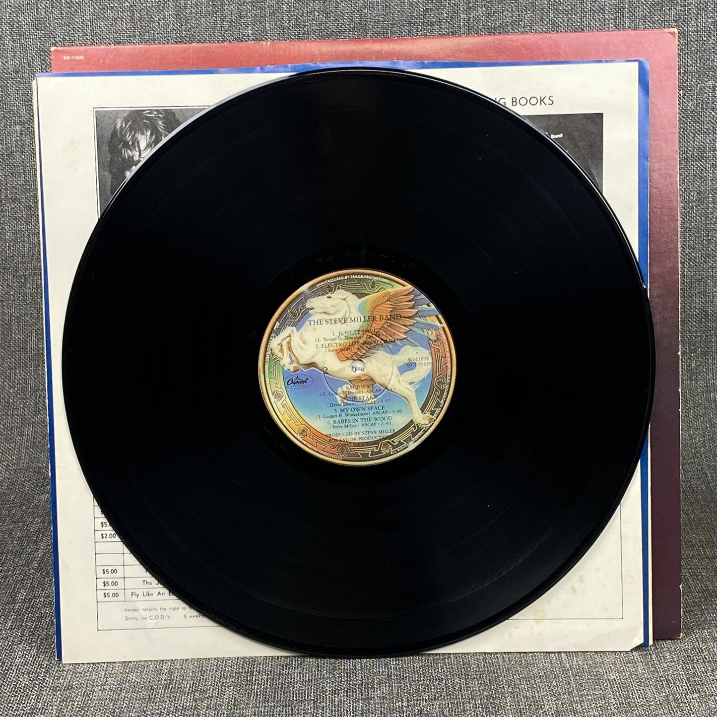 The Steve Miller Band Book of Dreams LP Vinyl Record by Capitol Records