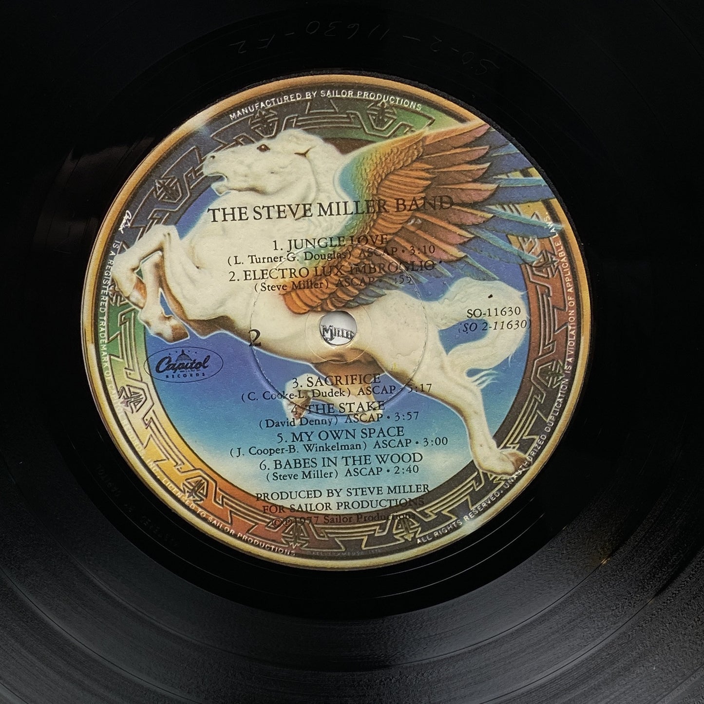 The Steve Miller Band Book of Dreams LP Vinyl Record by Capitol Records