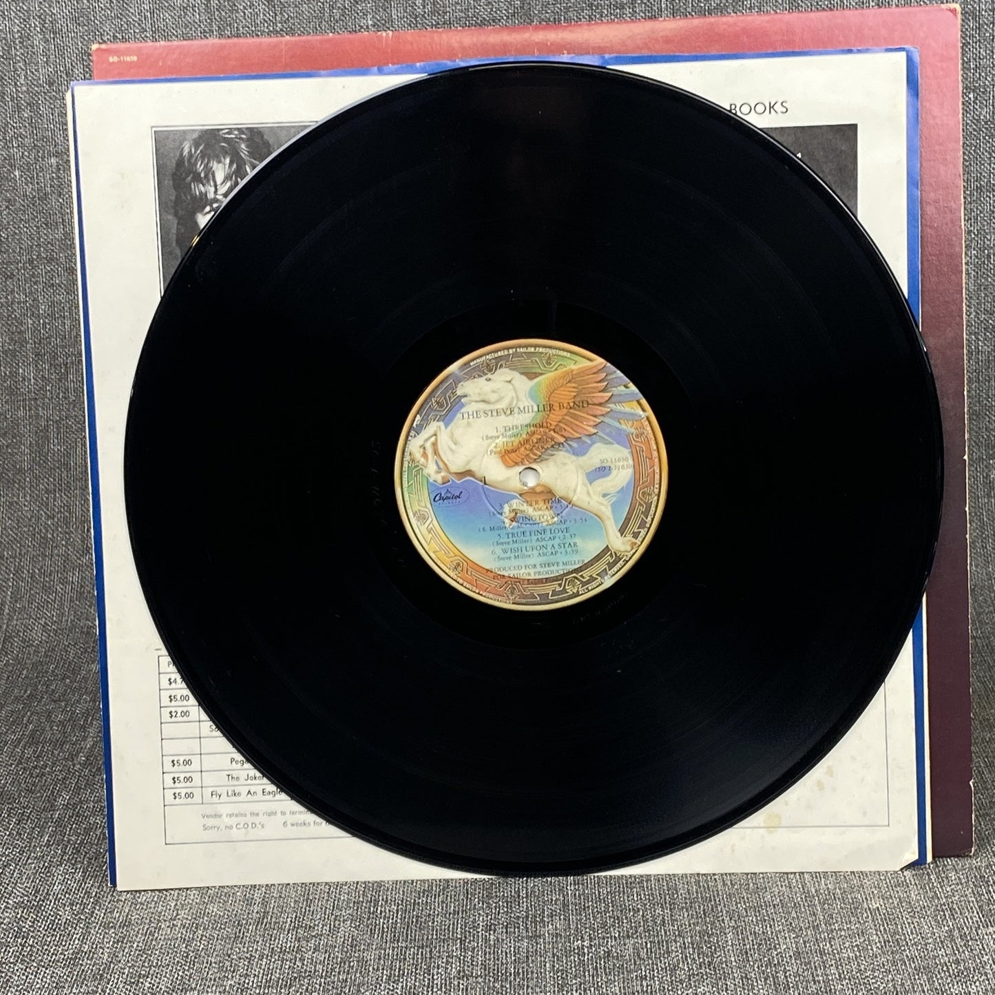 The Steve Miller Band Book of Dreams LP Vinyl Record by Capitol Records