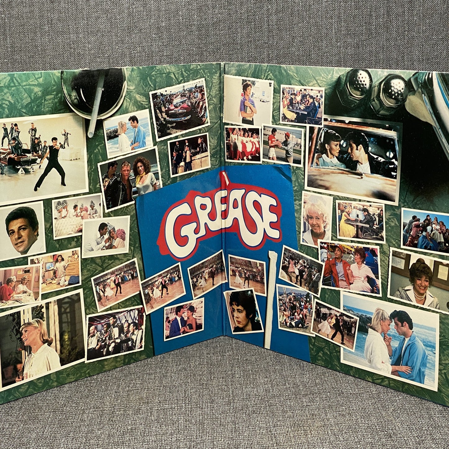 Grease Travolta Newton Movie Soundtrack Double Vinyl Record RSO Records 1978