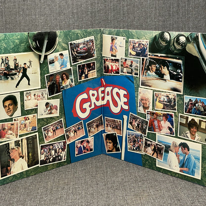 Grease Travolta Newton Movie Soundtrack Double Vinyl Record RSO Records 1978