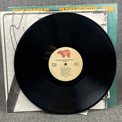 Grease Travolta Newton Movie Soundtrack Double Vinyl Record RSO Records 1978