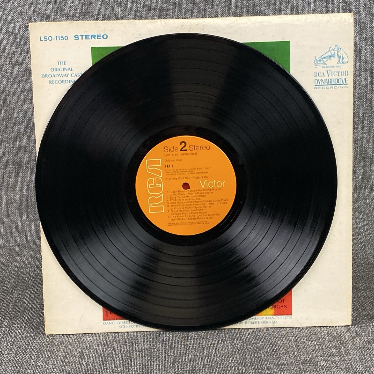 Hair Musical Vinyl Record 1968