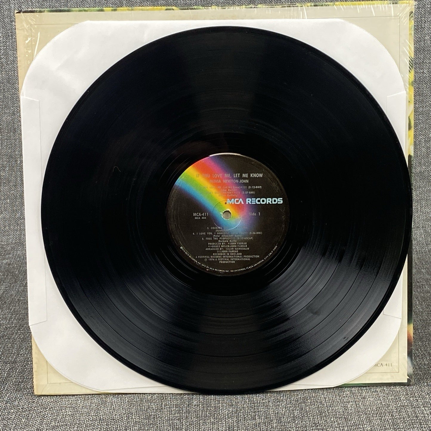 Olivia Newton-John If You Love Me Let Me Know Vinyl Record 1974