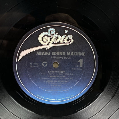 Miami Sound Machine  Primitive Love  Vinyl LP Record Gloria Estefan  1980's - NM