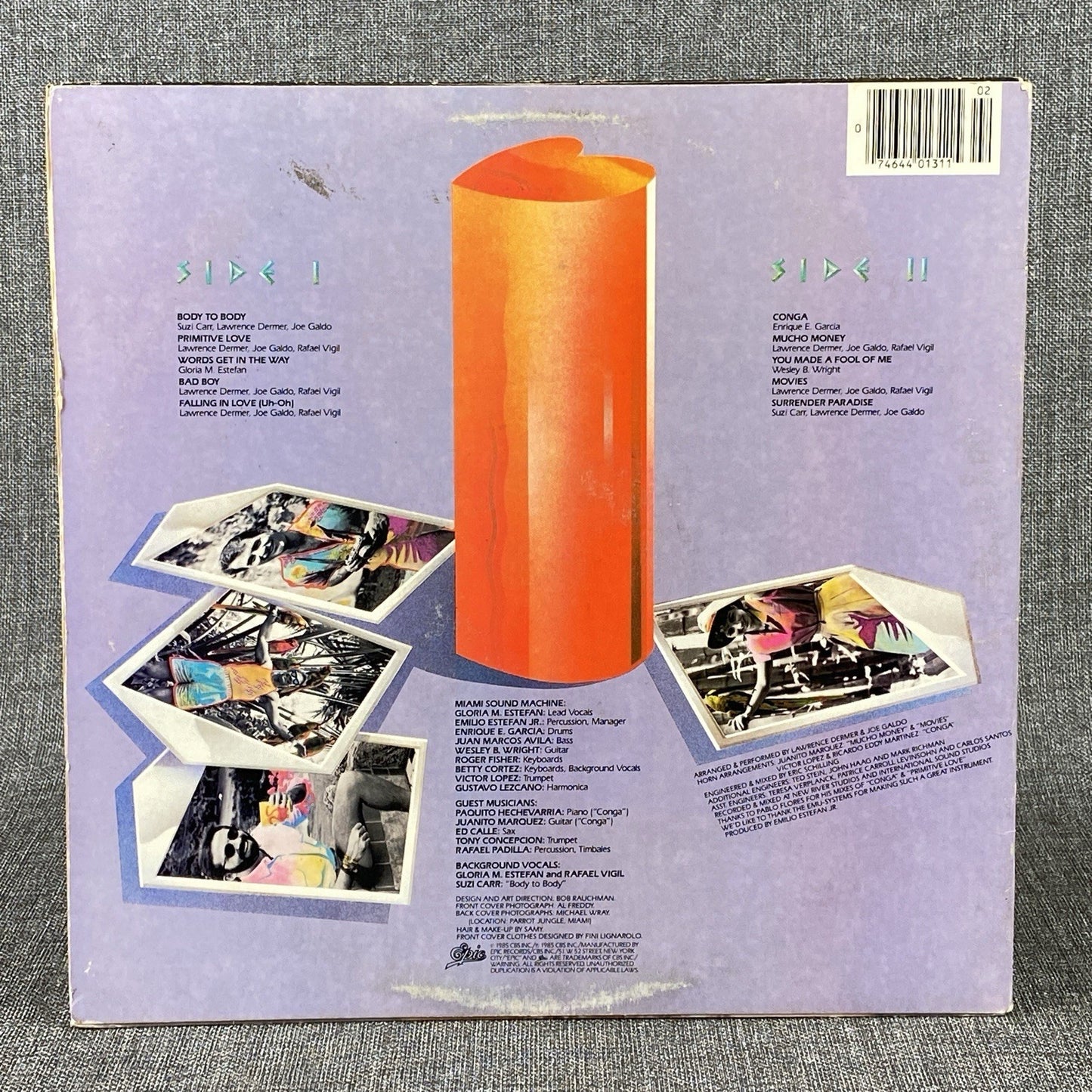 Miami Sound Machine  Primitive Love  Vinyl LP Record Gloria Estefan  1980's - NM