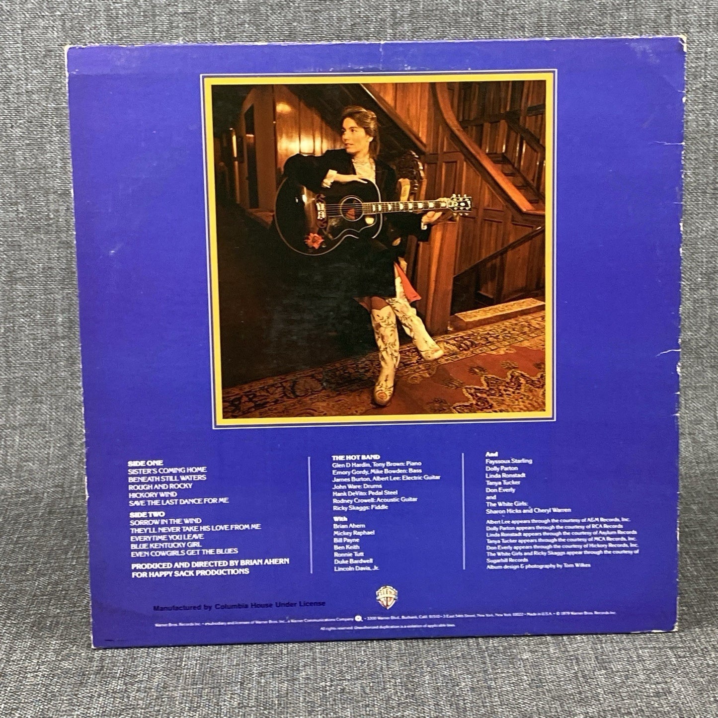 EMMYLOU HARRIS Blue Kentucky Girl WARNER BROS LP Vinyl Record - EXCELLENT