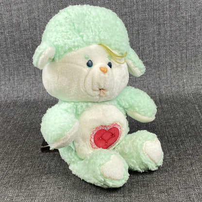 Vintage 1984 Kenner Care Bear Cousins Gentle Heart Lamb 13" Plush Toy