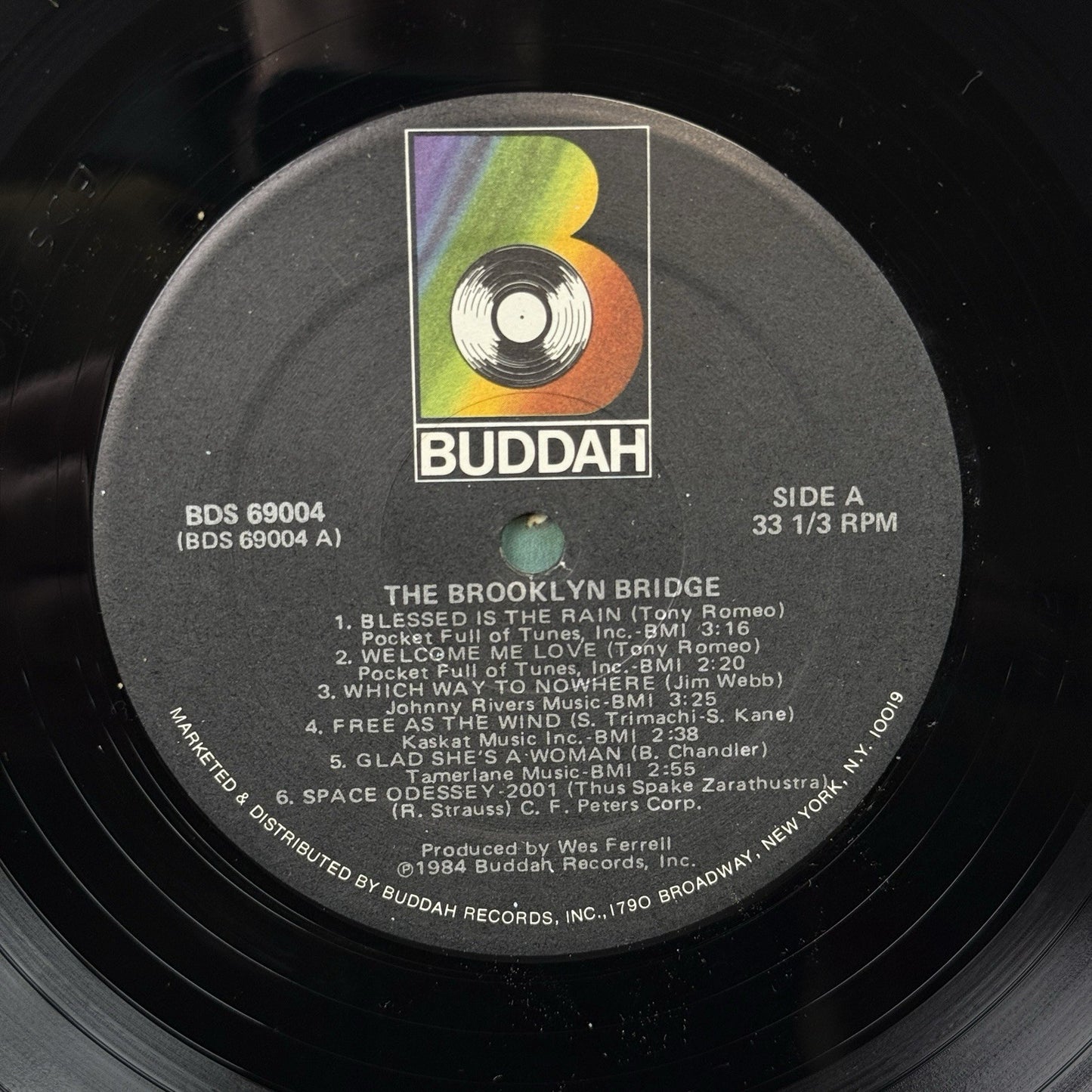 BROOKLYN BRIDGE  "SELF TITLED"  LP BUDDAH  BDS-6904 - EXCELLENT
