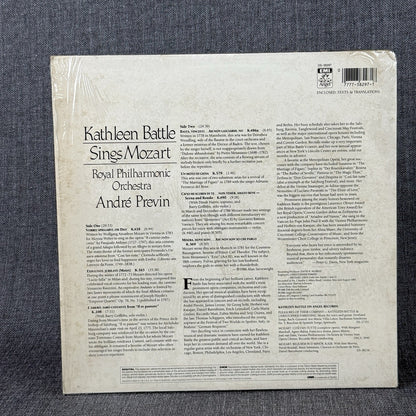 KATHLEEN BATTLE Sings MOZART Royal Philharmonic Vinyl Record - NEAR MINT