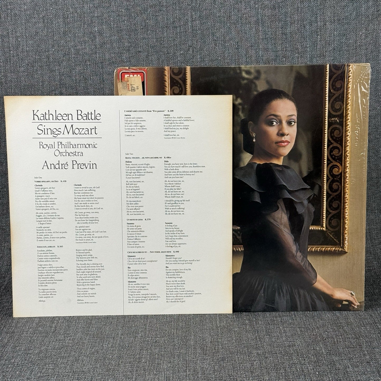 KATHLEEN BATTLE Sings MOZART Royal Philharmonic Vinyl Record - NEAR MINT