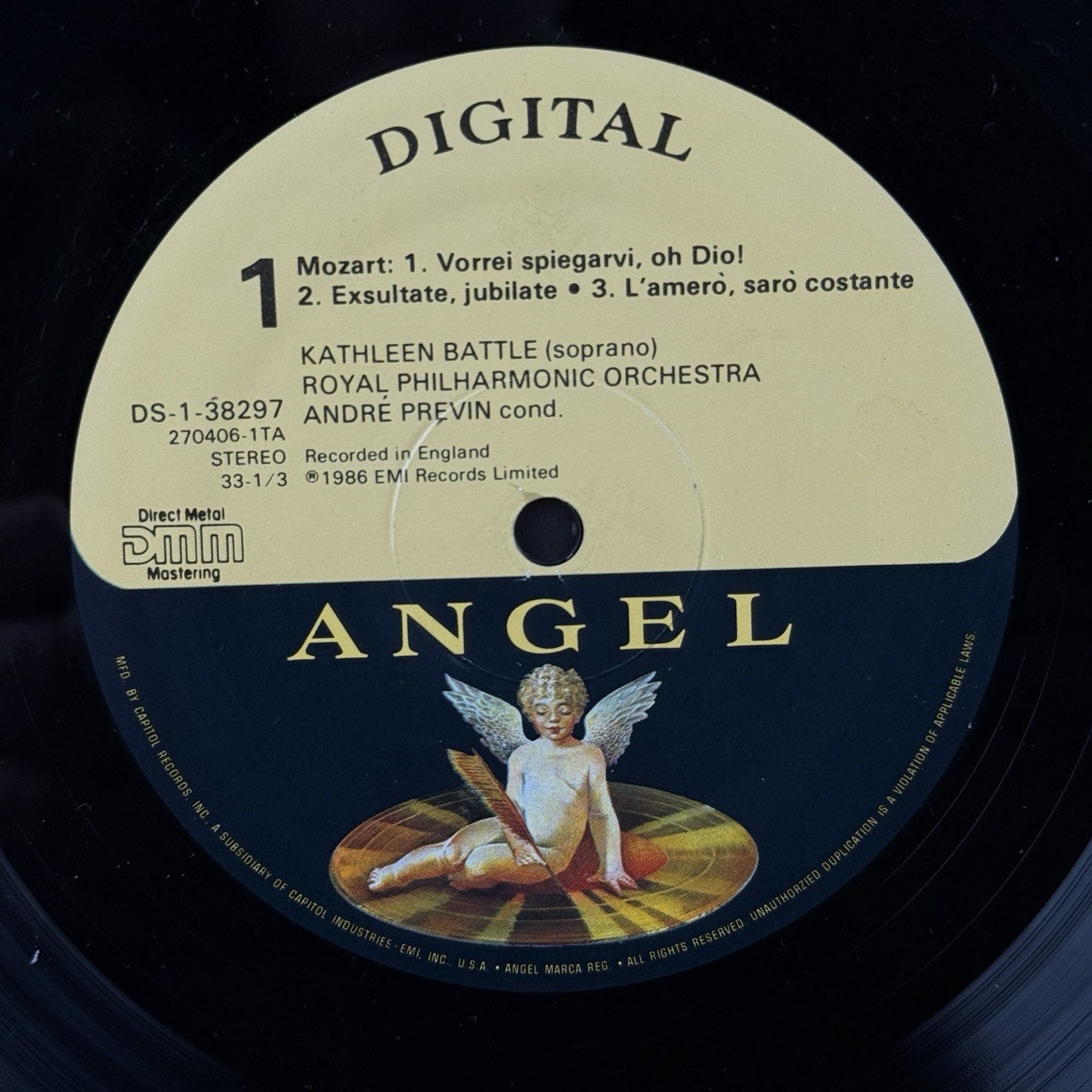 KATHLEEN BATTLE Sings MOZART Royal Philharmonic Vinyl Record - NEAR MINT