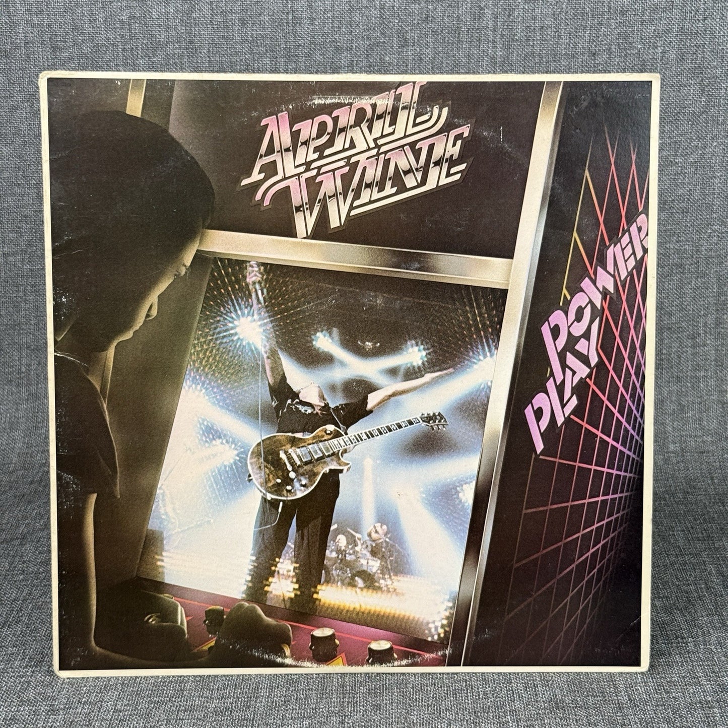 April Wine “Power Play” Vinyl LP Capitol Records (1982 Album - Very Good