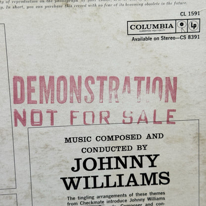 Johnny Williams Checkmate Demonstration Record (Promo) Six Eye Vinyl LP -EX