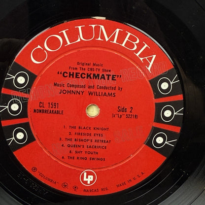 Johnny Williams Checkmate Demonstration Record (Promo) Six Eye Vinyl LP -EX