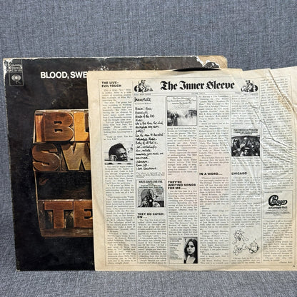 Blood Sweat And Tears Greatest Hits Vinyl Record Album LP- VG