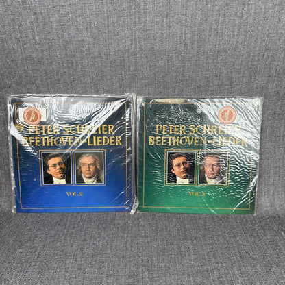 Peter Schreier Beethoven - Lieder  Vol. 2 -3 Vinyl Records lot of 2 - NEW SEALED