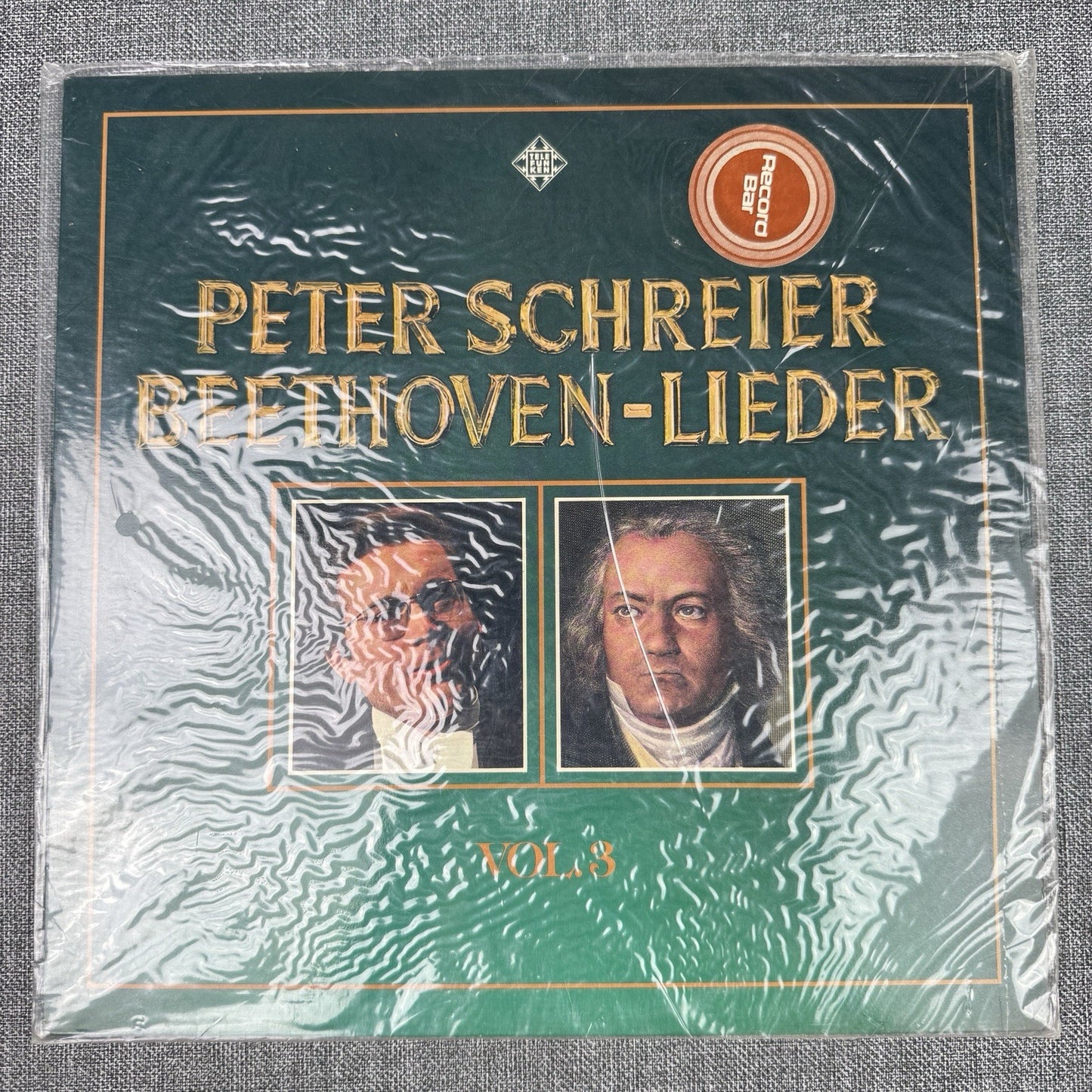 Peter Schreier Beethoven - Lieder  Vol. 2 -3 Vinyl Records lot of 2 - NEW SEALED