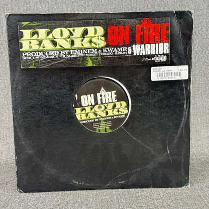 Lloyd Banks On Fire Warrior 2004 Vinyl Record, VERY GOOD