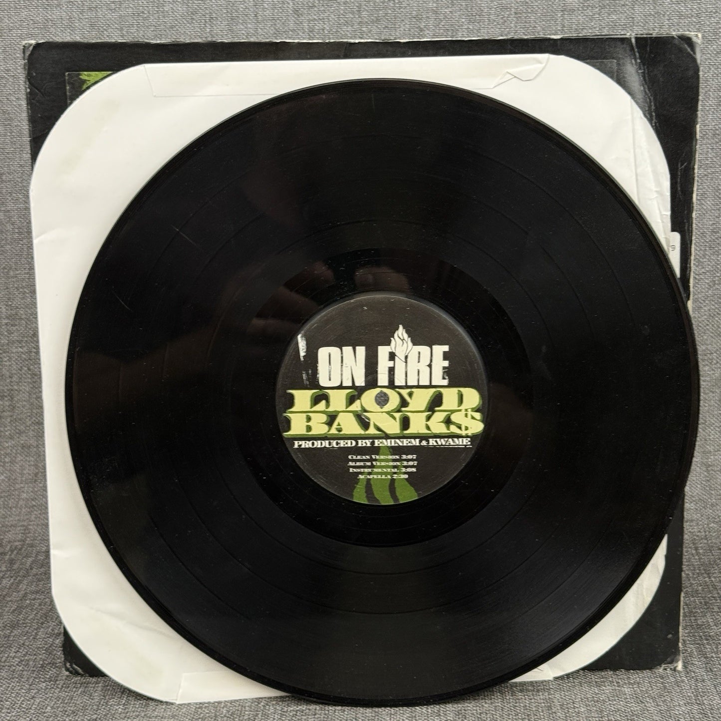 Lloyd Banks On Fire Warrior 2004 Vinyl Record, VERY GOOD