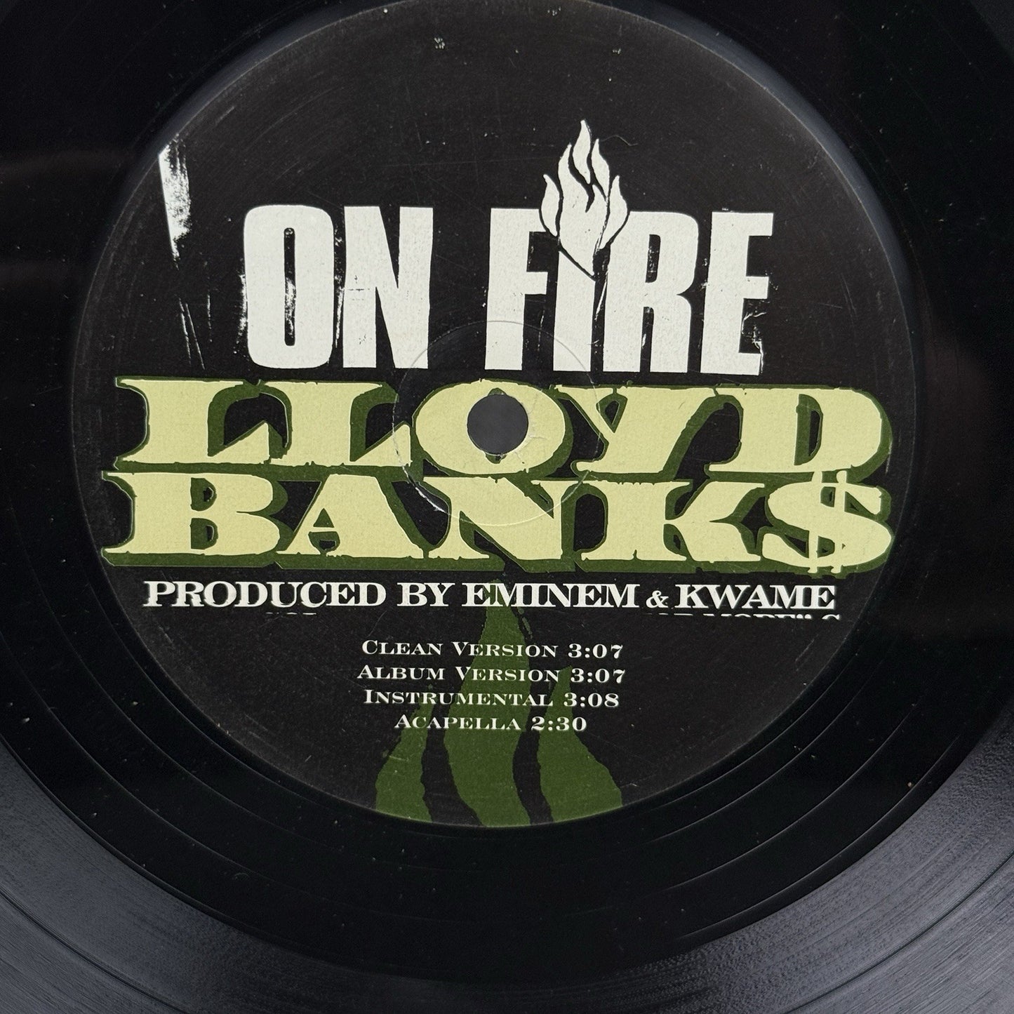 Lloyd Banks On Fire Warrior 2004 Vinyl Record, VERY GOOD