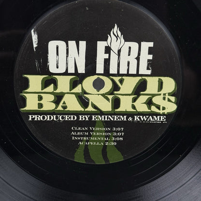 Lloyd Banks On Fire Warrior 2004 Vinyl Record, VERY GOOD