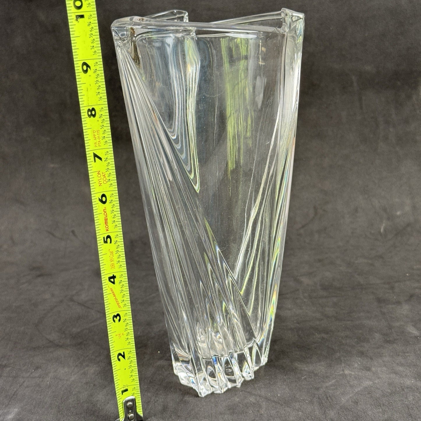 ROSENTHAL GERMANY Lead Crystal Vase  10"
