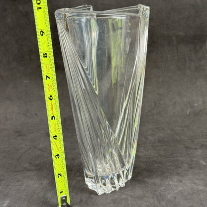 ROSENTHAL GERMANY Lead Crystal Vase  10"