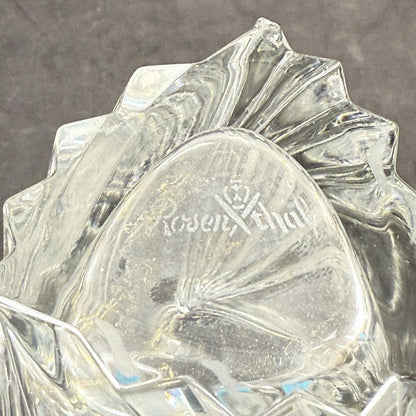 ROSENTHAL GERMANY Lead Crystal Vase  10"