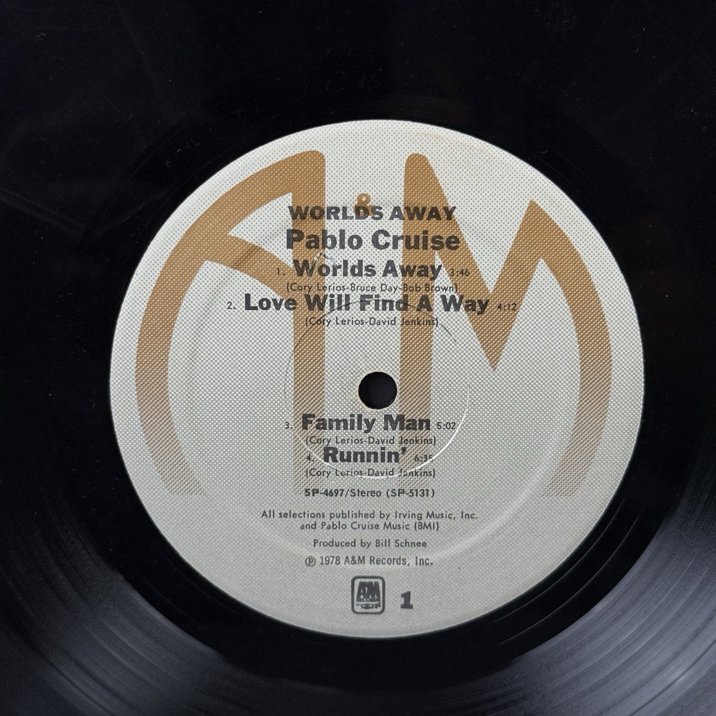 PABLO CRUISE Worlds Away LP Vinyl Record 1978 -VERY GOOD