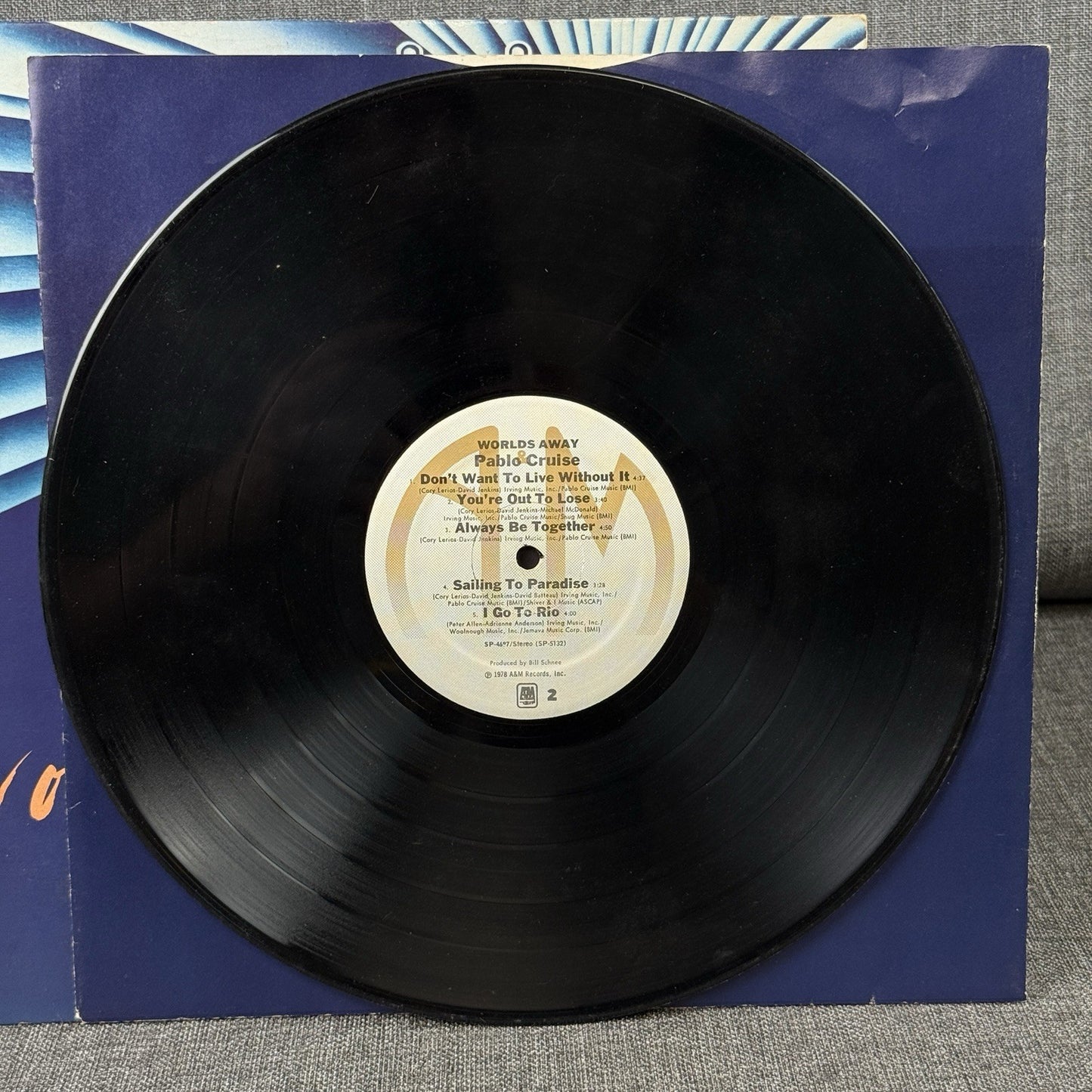 PABLO CRUISE Worlds Away LP Vinyl Record 1978 -VERY GOOD