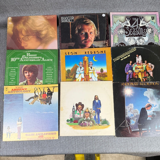 Vintage Vinyl Record Lot 70's Neil Diamond, Osmonds, Redbone, Four Seaso
