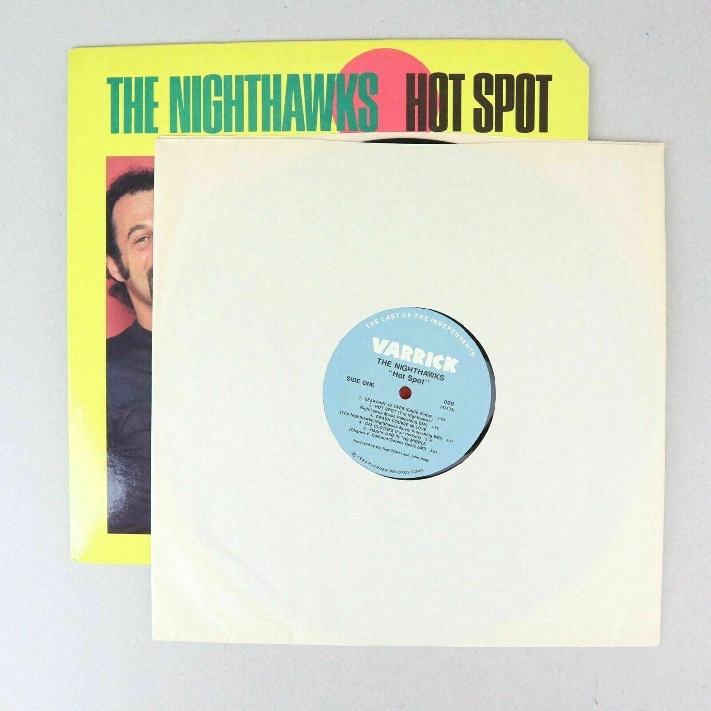 The Nighthawks Hot Spot PROMO Vinyl Record LP 1984 Varick Records VR009 VG+