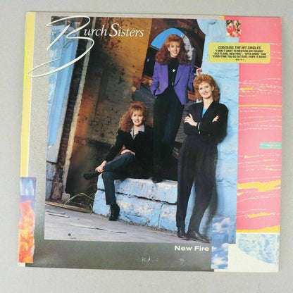 The Burch Sisters New Fire PROMO Vinyl Record LP 1989 Mercury PolyGram