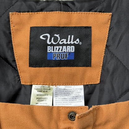 Walls Blizzard Pruf Insulated Coveralls Mens XL Regular Workwear Overalls