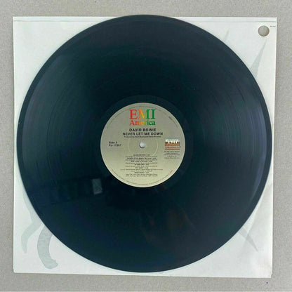 David Bowie Never Let Me Down PROMO Vinyl Record LP 1987 EMI America