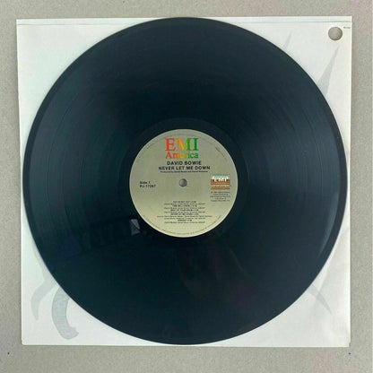 David Bowie Never Let Me Down PROMO Vinyl Record LP 1987 EMI America
