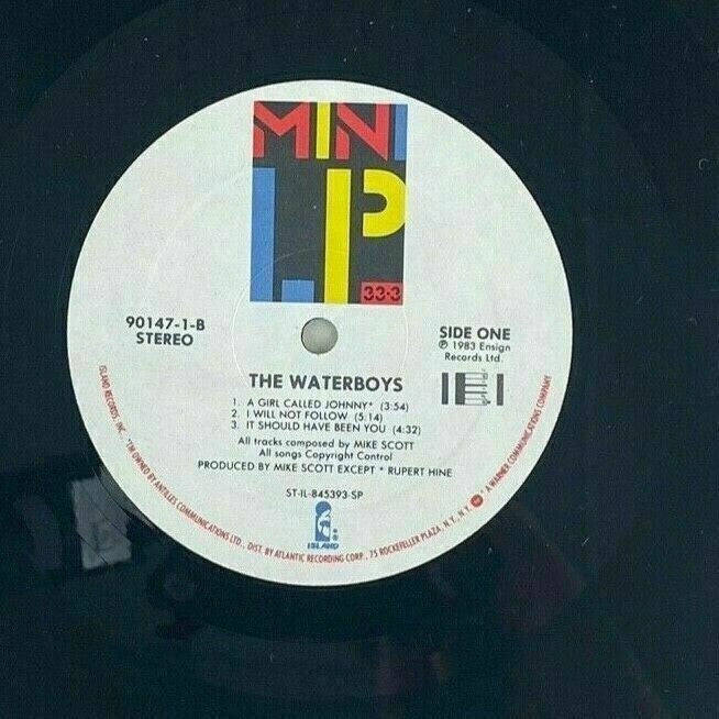 The Waterboys A Girl Called Johnny Mini LP Promo Vinyl Record 1983 Island