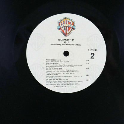 Highway 101 1998 PROMO Vinyl Record Album 1988 Warner Bros Country Pop Rock