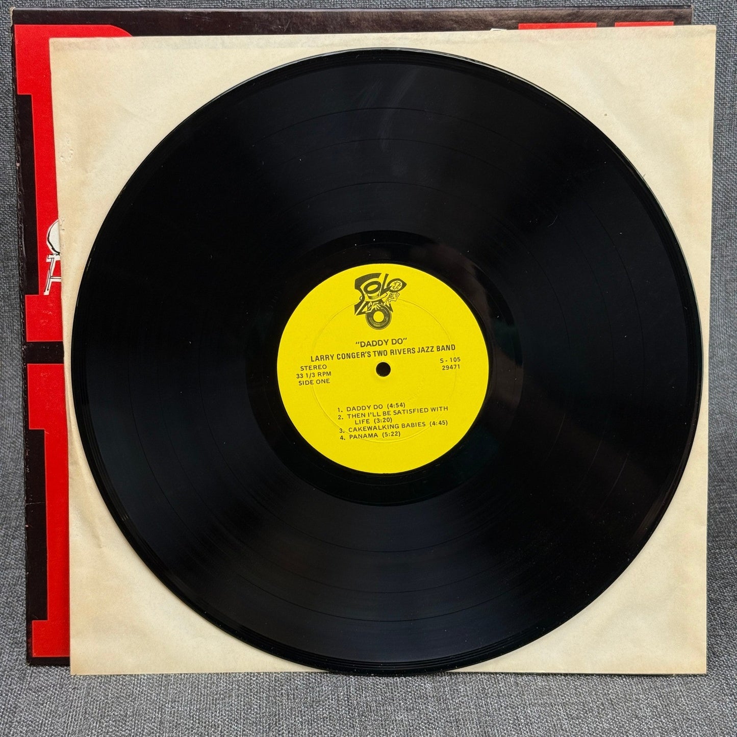 Larry Conger's Two Rivers Jazz Band Daddy Do Vinyl Record S-105 Stereo