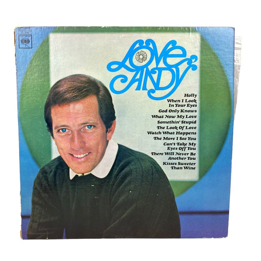 Love Andy Vinyl LP Record Album - Andy Williams - Mono Columbia CL 2766