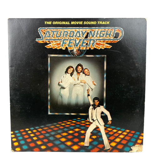 Saturday Night Fever Movie Soundtrack Vinyl Record Bee Gees 1977 RSO Album