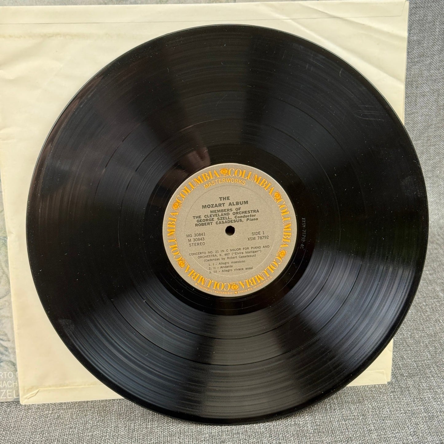 The Mozart Album Columbia Masterworks Classical Vinyl Record - EX-NM