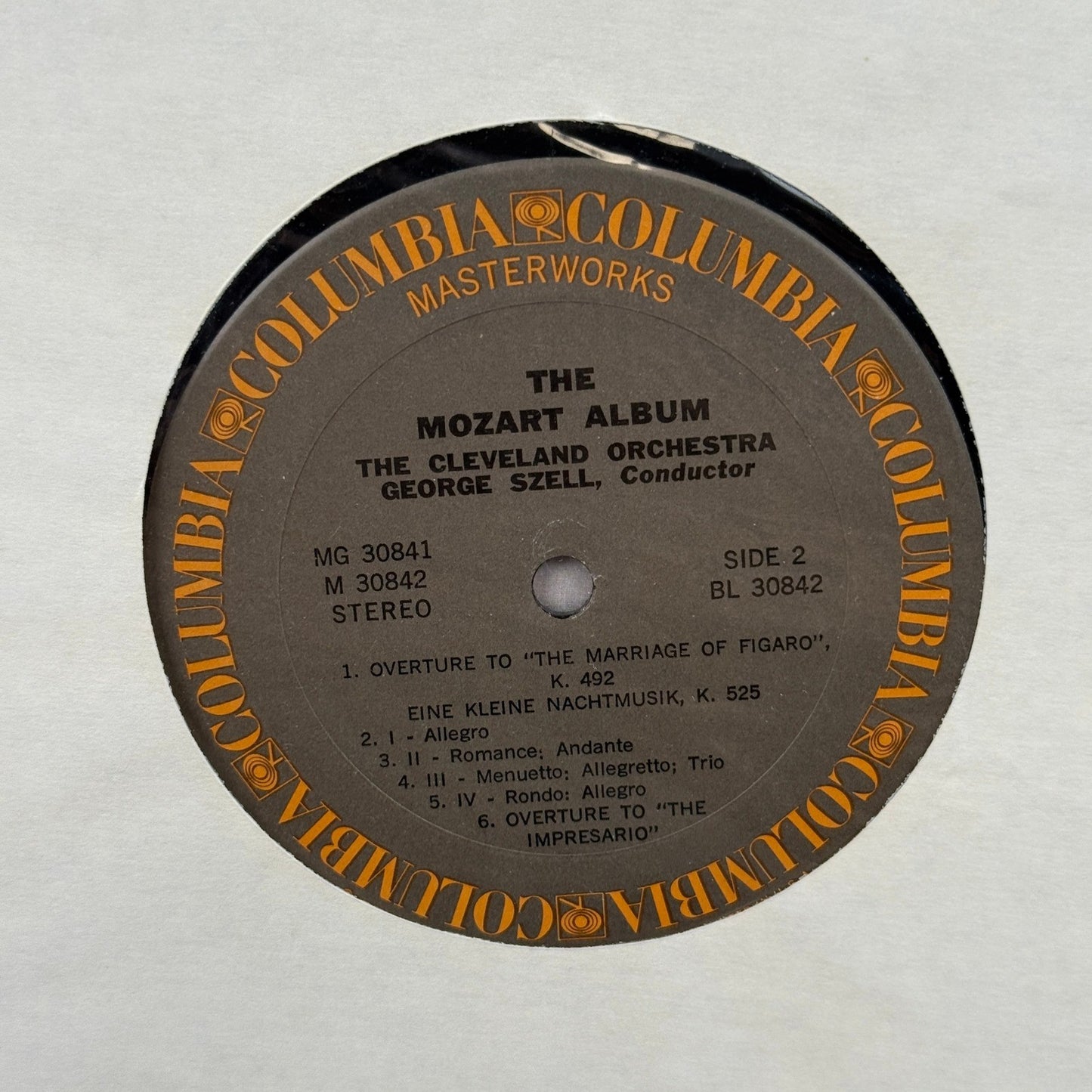 The Mozart Album Columbia Masterworks Classical Vinyl Record - EX-NM