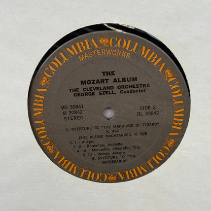 The Mozart Album Columbia Masterworks Classical Vinyl Record - EX-NM