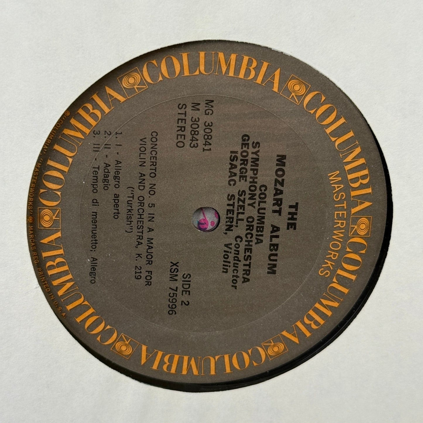 The Mozart Album Columbia Masterworks Classical Vinyl Record - EX-NM