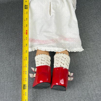 Vintage Annette Himstedt "Anna" Doll Red Shoes Girl Collectible 24"