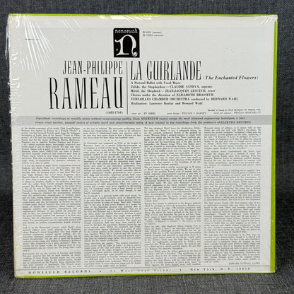 La Guirlande (The Enchanted Flowers) Vinyl Record Jean-Philippe Rameau NM